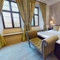 A hotel room inside The Rothley Court Hotel.