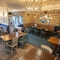 Internal seating area in a pub restaurant