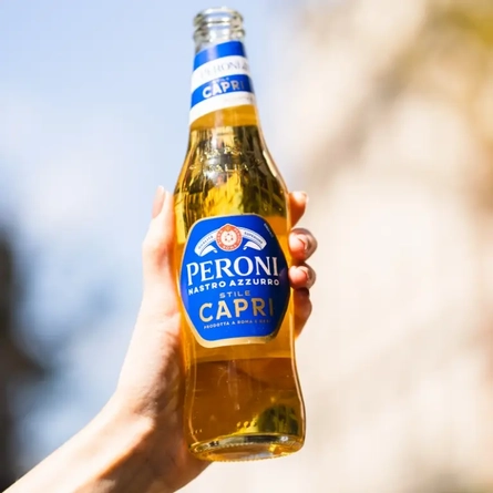 Bottle of Peroni Capri