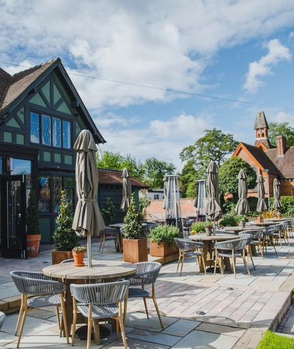 Exterior beer garden 
