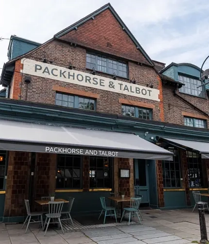 The exterior of the Packhorse & Talbot