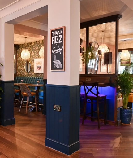 Restaurant inside of a pub