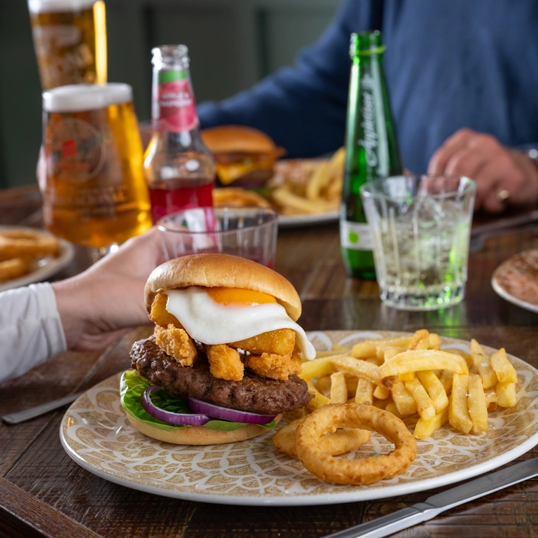 Build Your Own Burger and a drink for £7