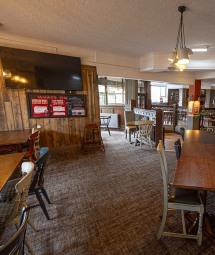 Restaurant area in a pub