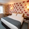 The inside of a hotel room at The Bridge Inn.