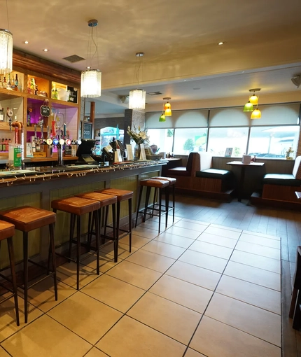 interior bar area