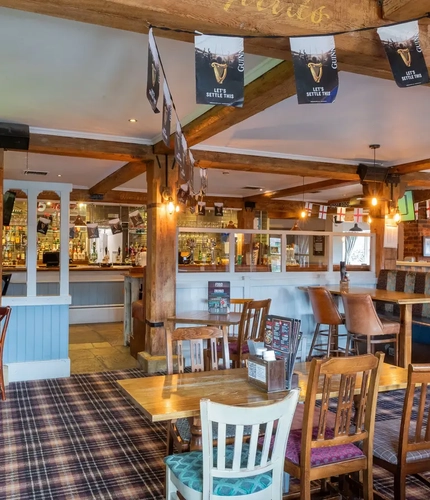 interior restaurant and seating area