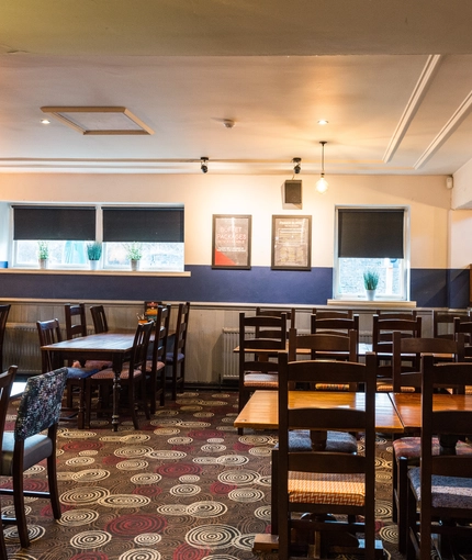 interior restaurant and seating area
