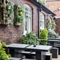 Exterior beer garden