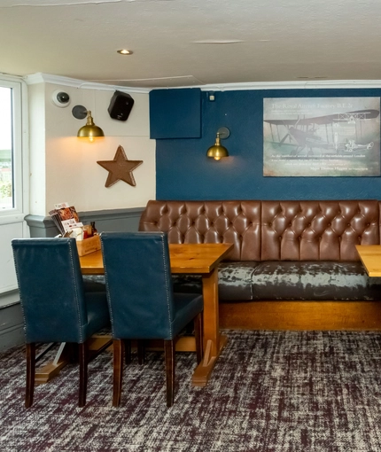 Restaurant area in a pub