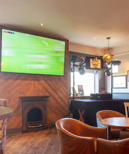 interior restaurant and seating area