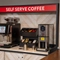 The self serve coffee machine inside The Parsonage in Leigh.