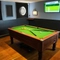 The pool table, dartboards and TV inside The Peregrine in Newcastle-Upon-Tyne.