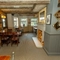 Interior restaurant and seating area