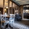 The restaurant area of The Greyhound.