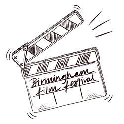 An illustration of a clapperboard.