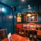 Interior seating area in a pub restaurant