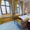 A hotel room inside The Rothley Court Hotel.
