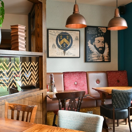 Restaurant area in a pub
