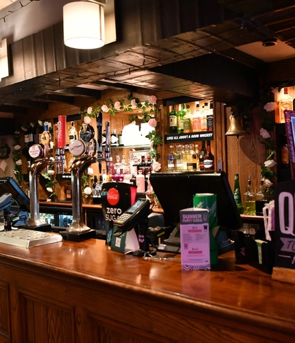 interior bar area of the pub