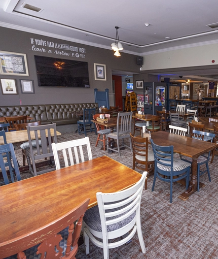 interior restaurant and seating area
