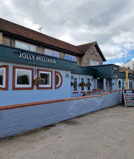 External view of a pub entrance
