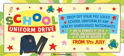 Wacky Warehouse - Summer - School Uniform Drive