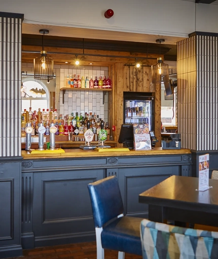 The interior bar area at The Fountain.