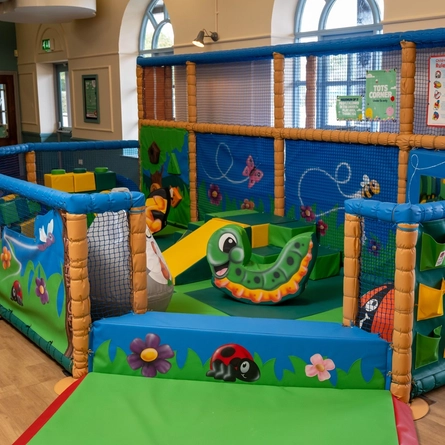 A children's soft play area at the Wacky Warehouse at The Stanley Ferry.