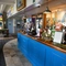 interior seating area and bar