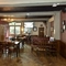 Internal seating area in a pub restaurant