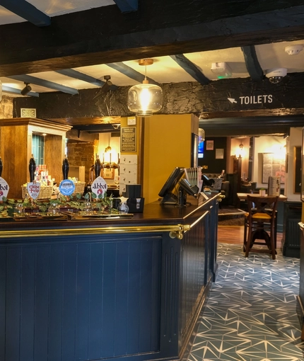 An interior shot of the bar & seating area at the Sitwell Arms in Whiston.