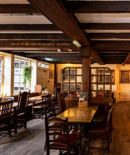 interior restaurant and seating area