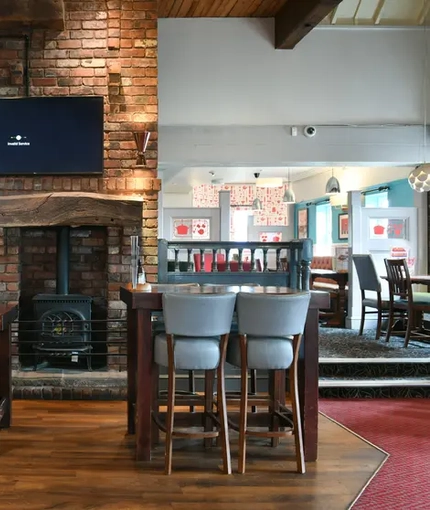 interior restaurant and seating area