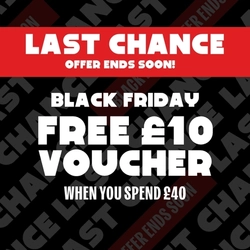 A banner promoting a Black Friday offer at Hungry Horse venues.