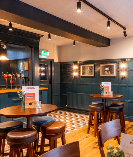 interior dining area of a Greene King pub