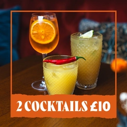 2 Cocktails for £10