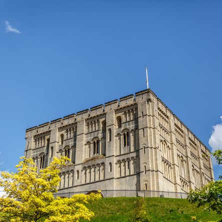 An image of Norwich Castle advertising local attractions near to Chef & Brewer venues.