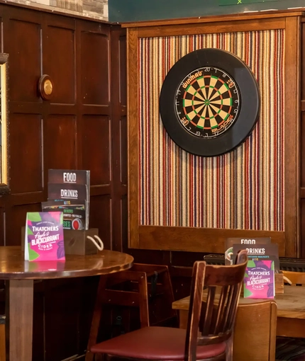 interior restaurant and seating area