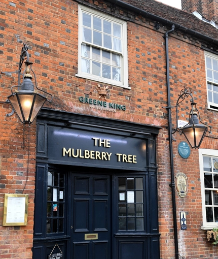 External signage outside a pub