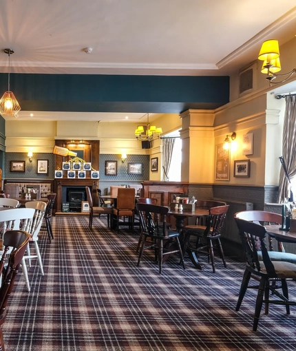 interior restaurant and seating area