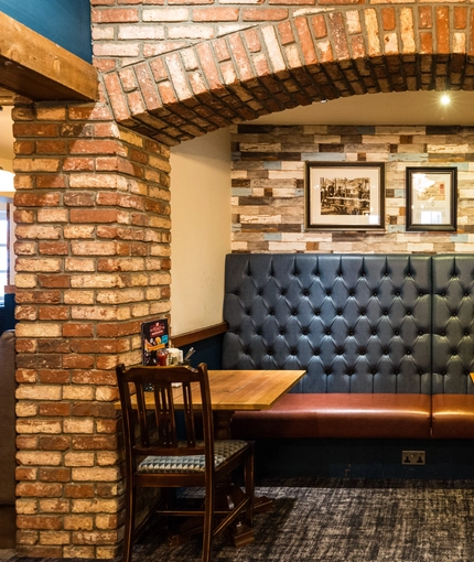 interior seating area