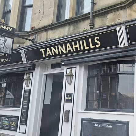 The exterior of the Tannahills.