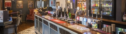interior bar area of the pub
