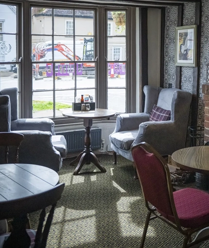 interior seating area