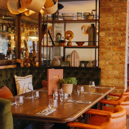interior dining area of a pub
