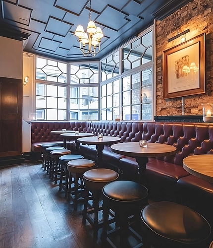 Metro - Golden Fleece (London) - The seating area of The Golden Fleece