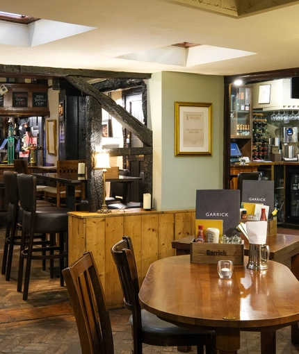 interior restaurant and seating area