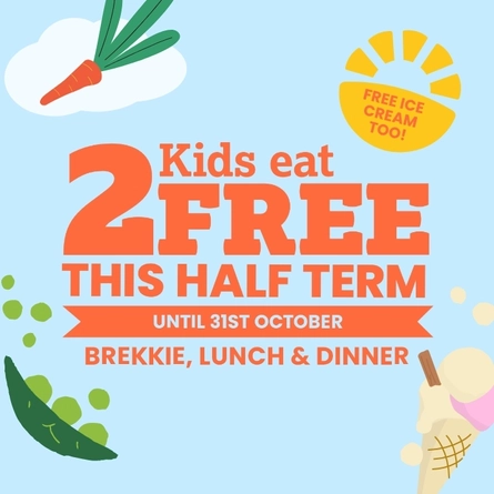 Kids Eat Free this October Half Term