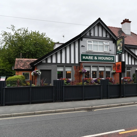 exterior facade of a pub